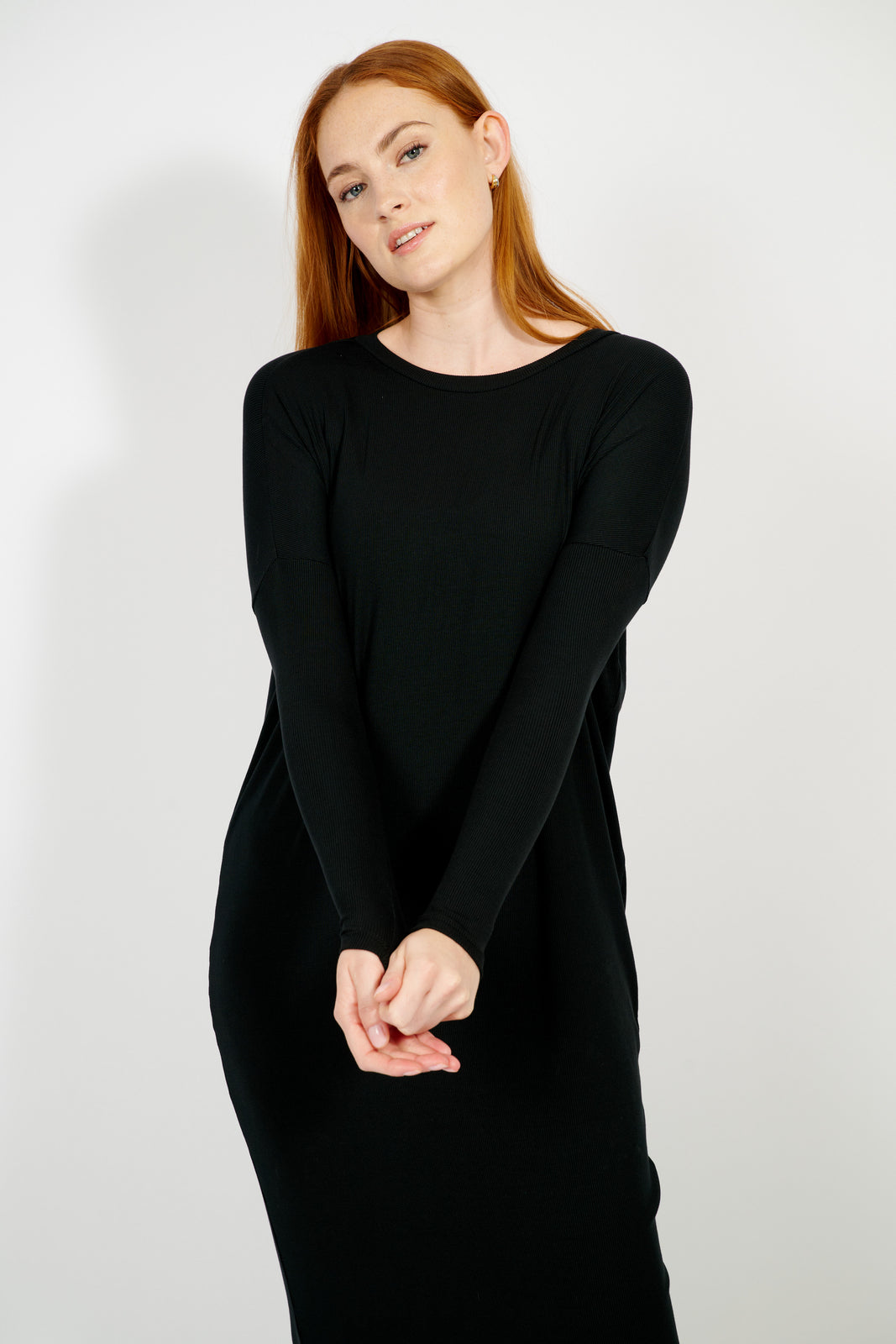 Jaden Ribbed Midi 3X / Black Jaden Ribbed Midi 3X / Black