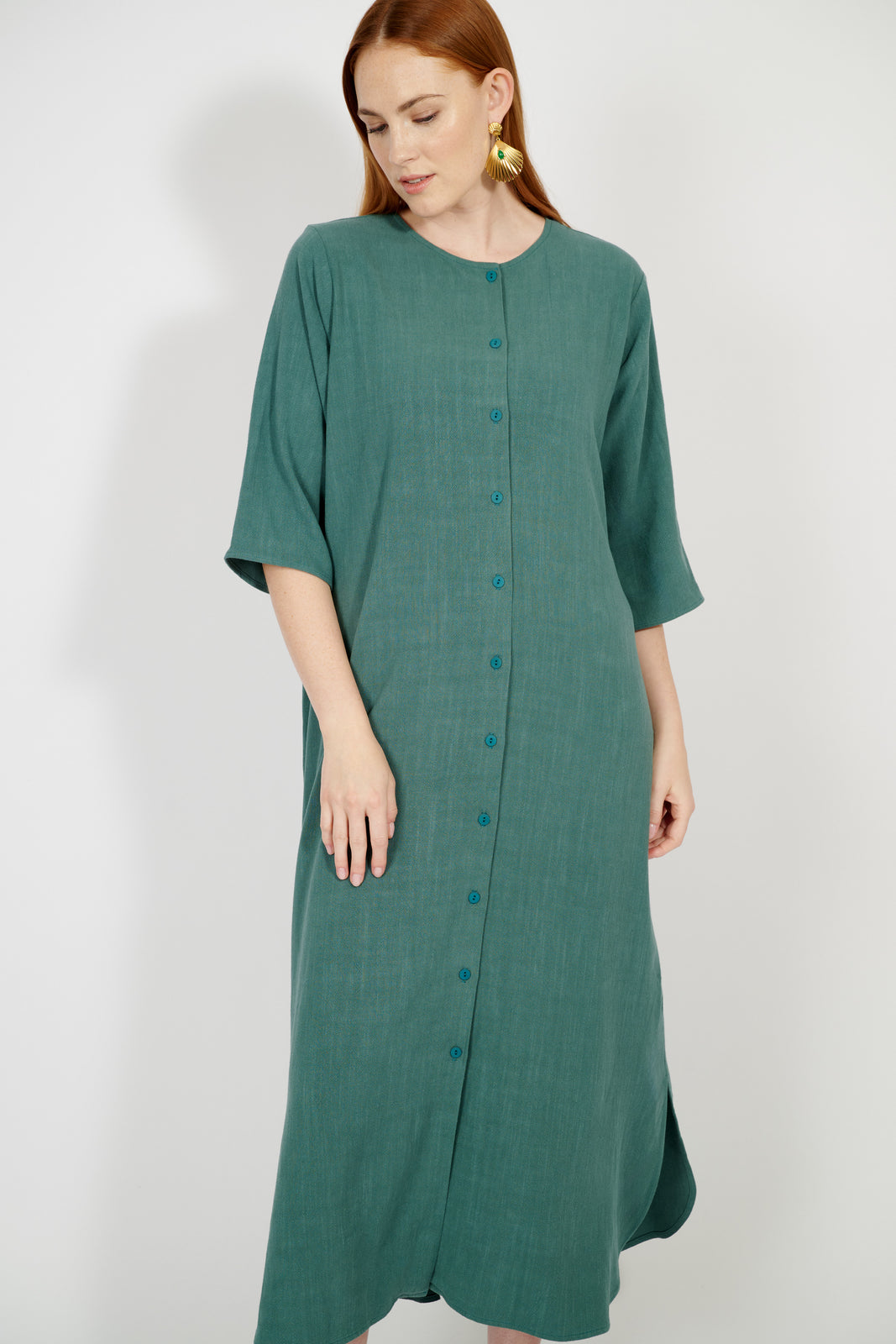 Solène Linen Shirtdress