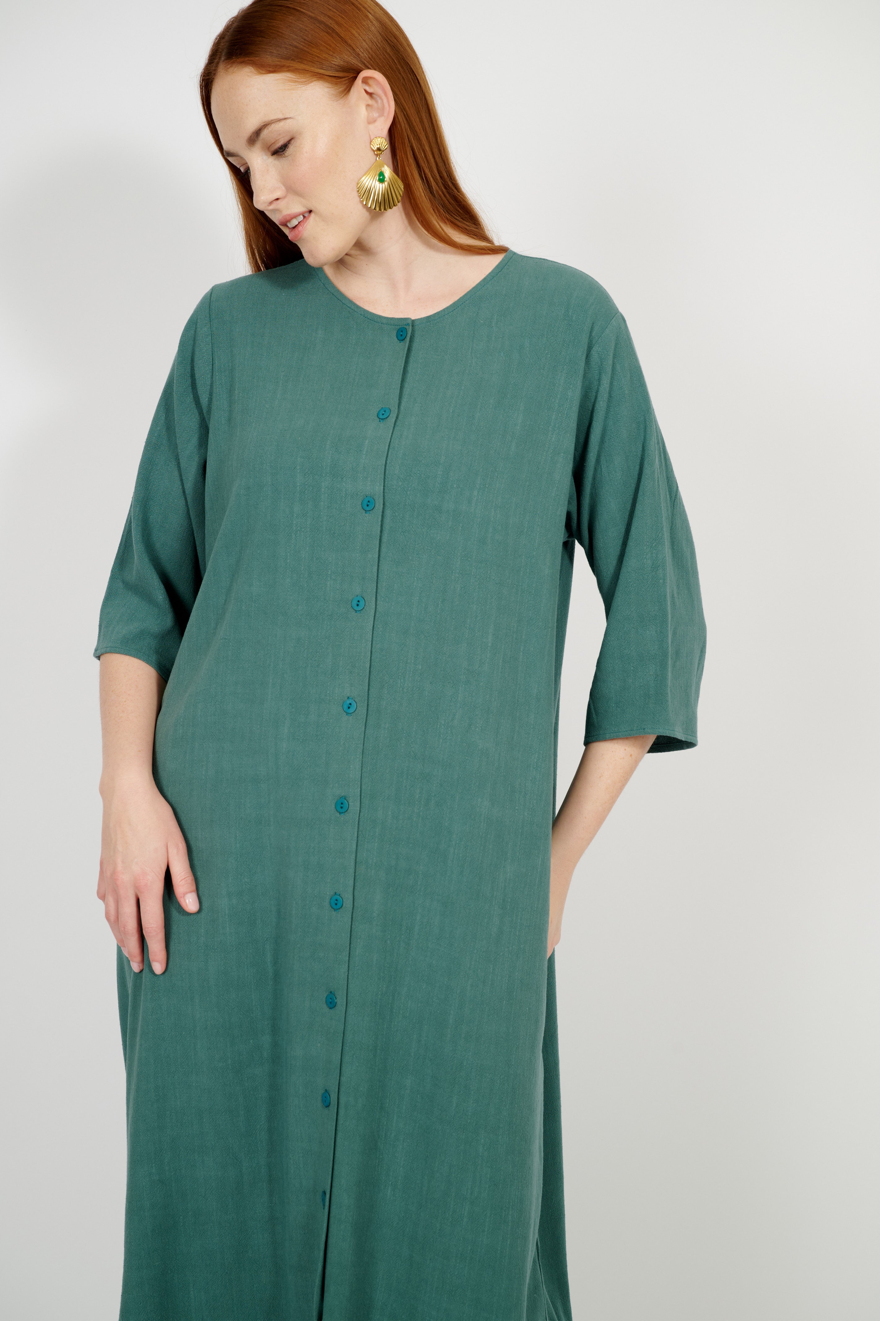 Solène Linen Shirtdress
