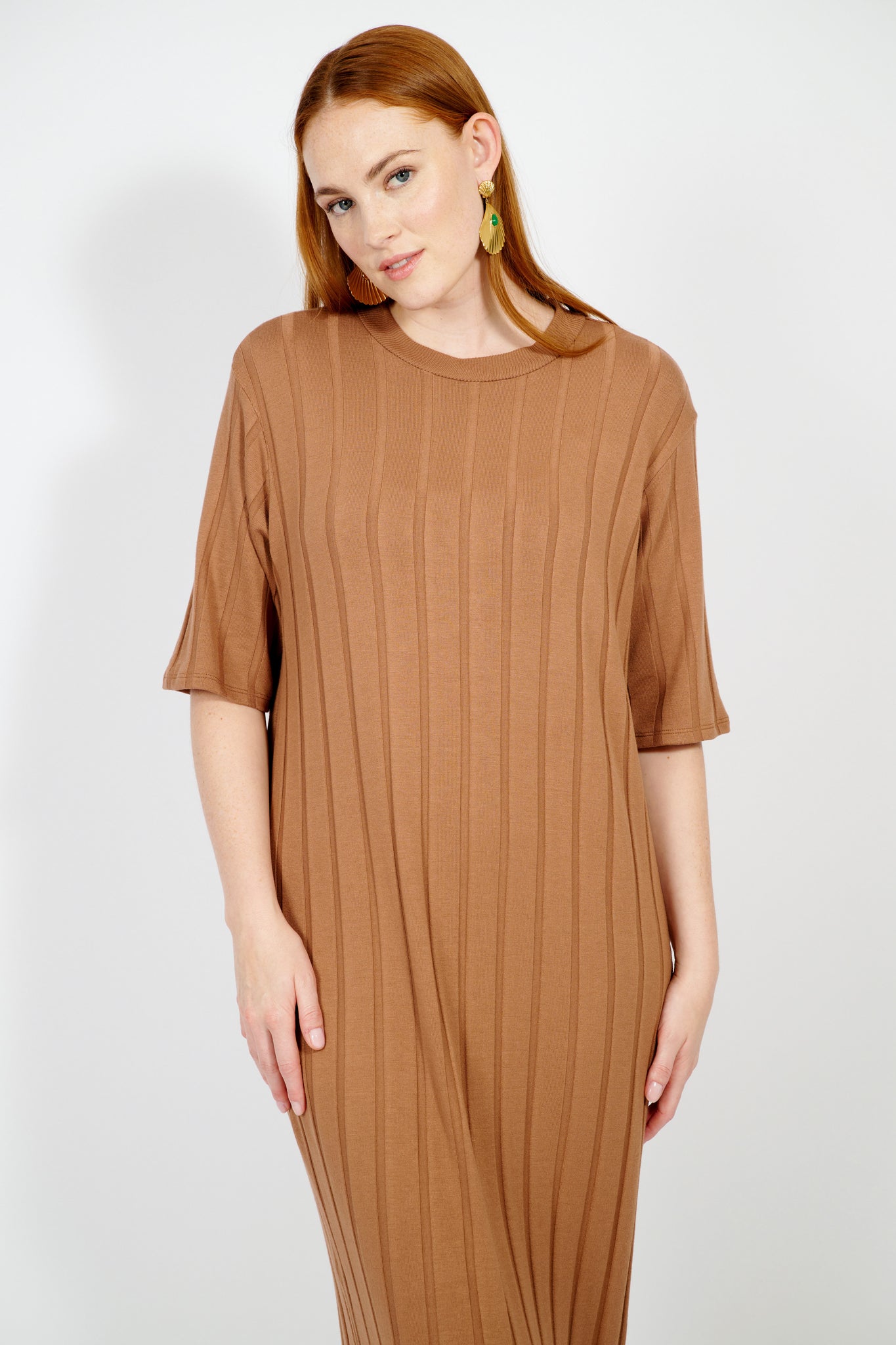 sovere recline knit dress Sovere - Recline Knit Dress in Azure