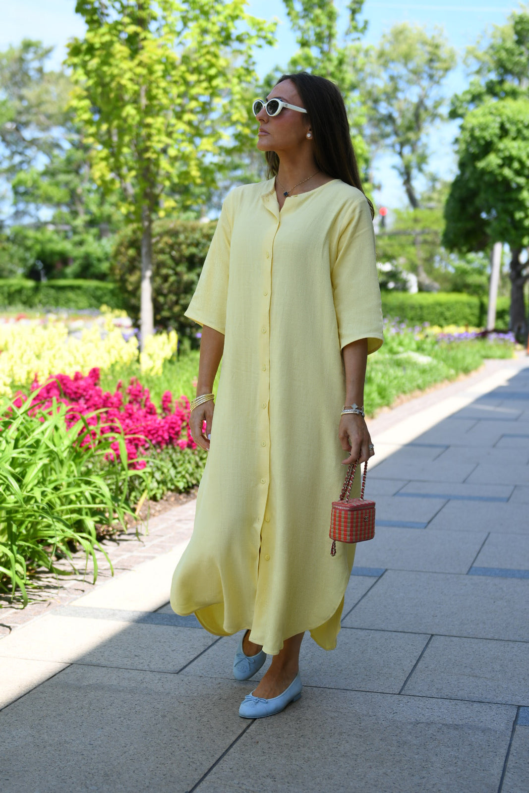Solène Linen Shirtdress