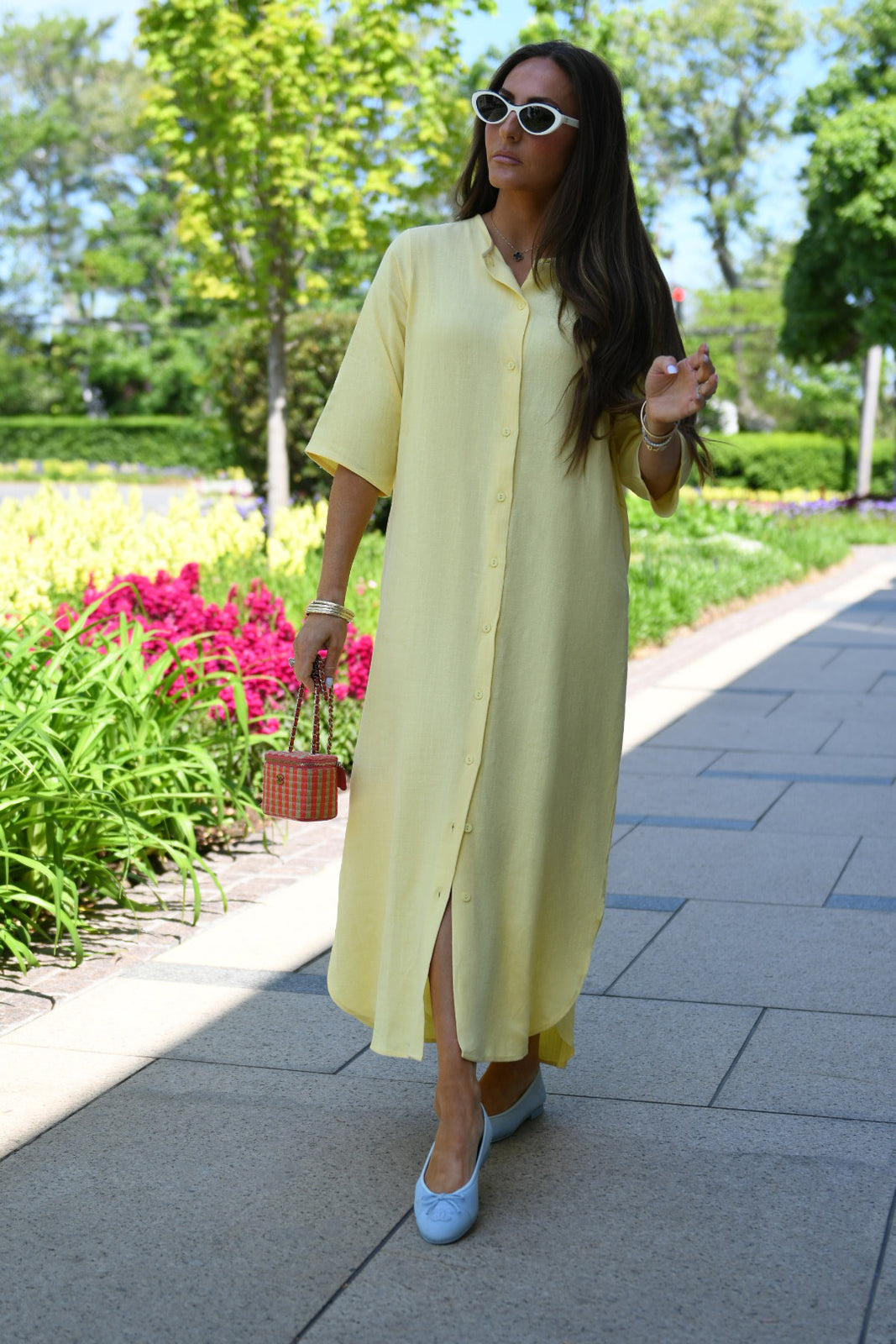 Solène Linen Shirtdress
