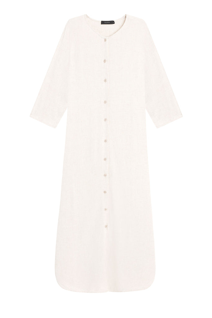 Solène Linen Shirtdress