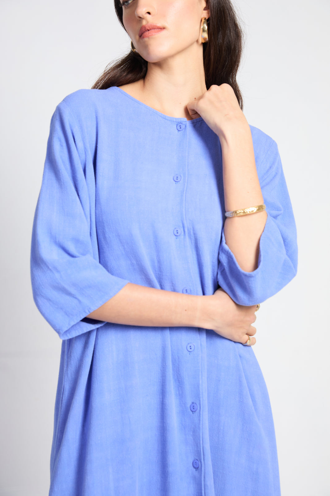 Solène Linen Shirtdress