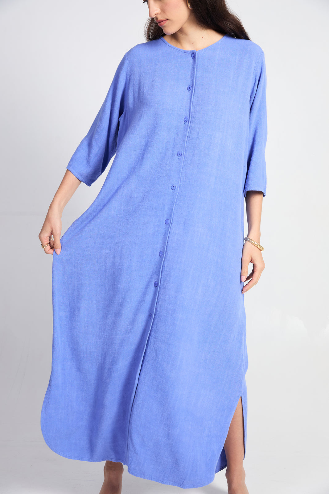 Solène Linen Shirtdress