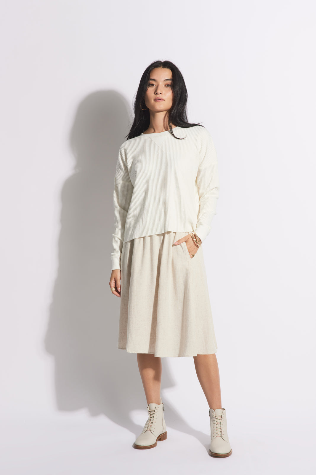 Viv Waffle Top - SOLIKA