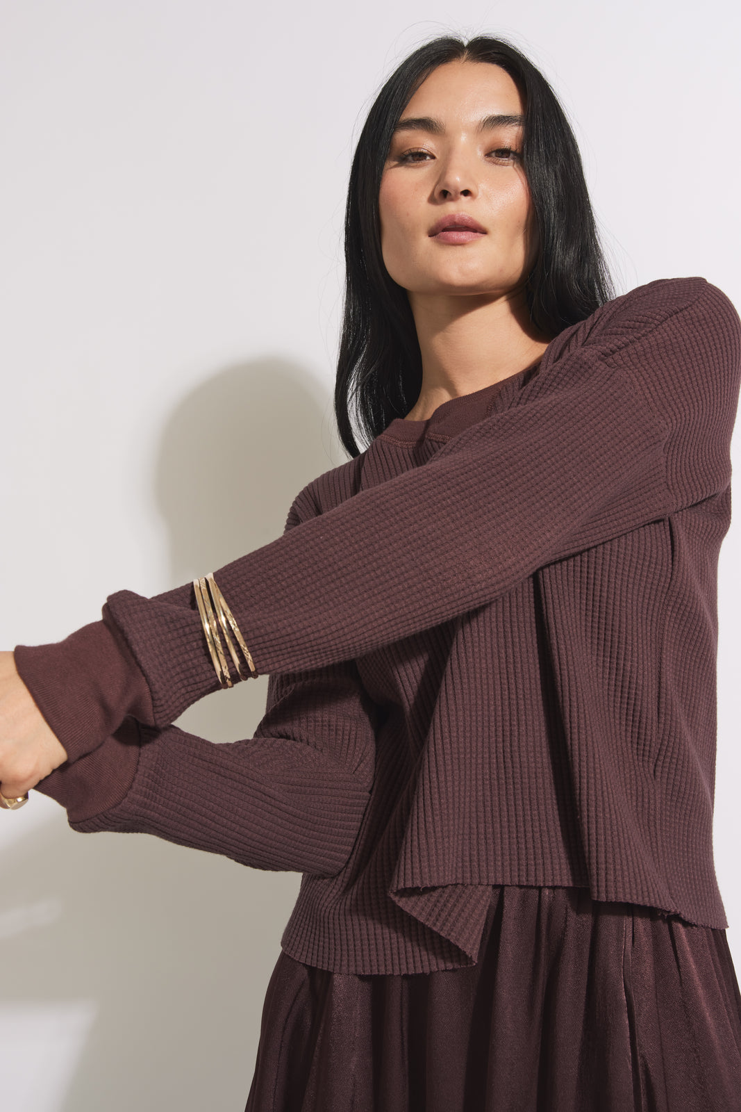 Viv Waffle Top - SOLIKA